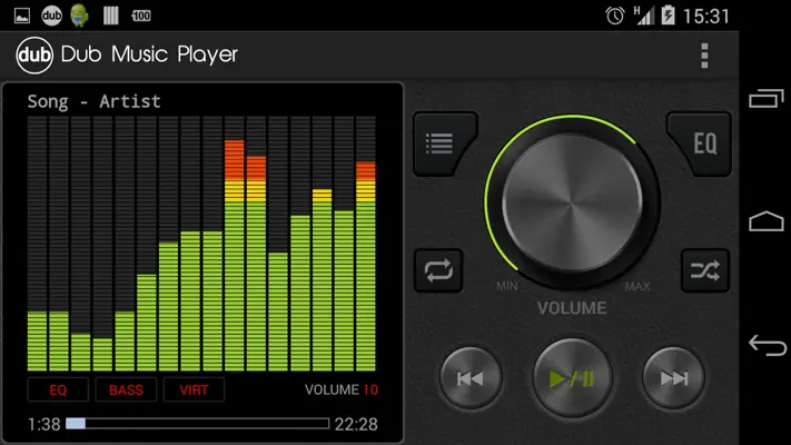 Dub Music Player android App screenshot 2