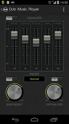 Dub Music Player android App screenshot 4